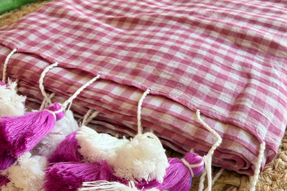 Checkmate-Gingham (Dust pink)