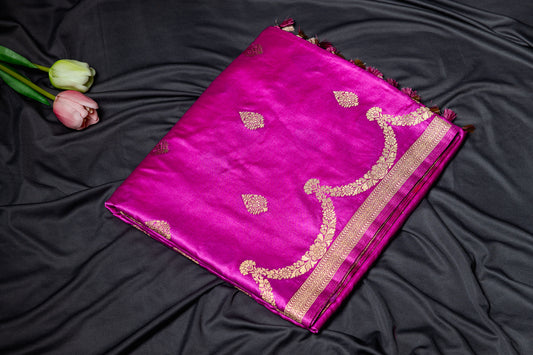 Banarasi soft mashru silk saree