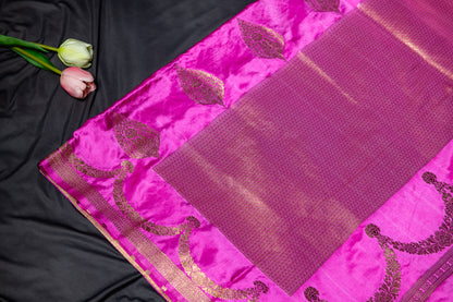 Banarasi soft mashru silk saree