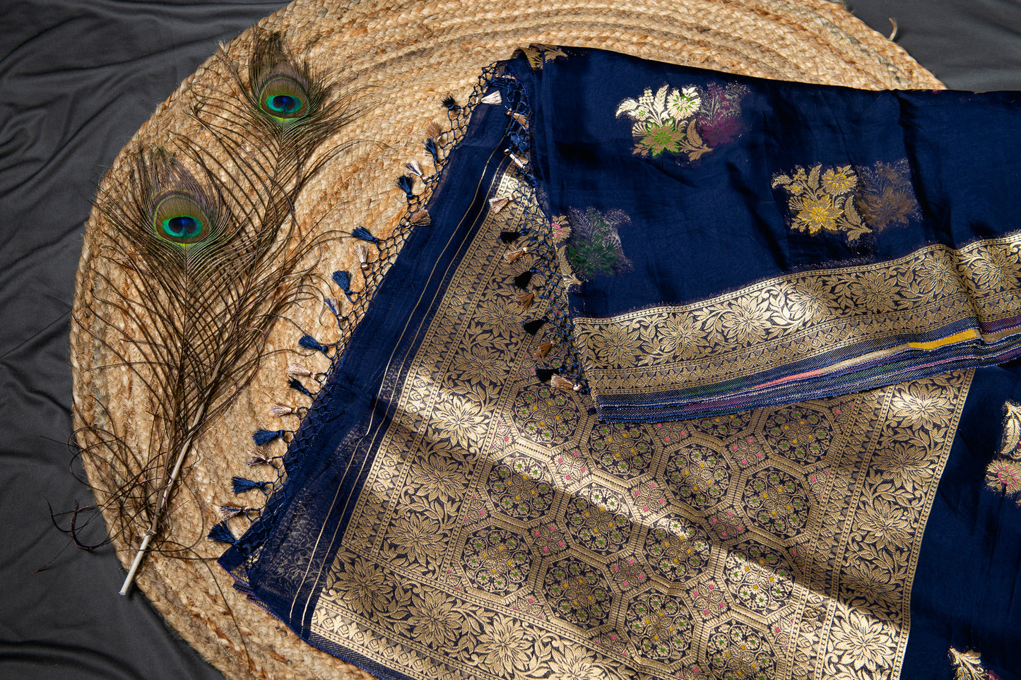 Organza Khaddi banarasi saree