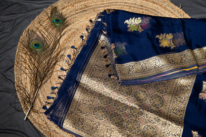 Organza Khaddi banarasi saree